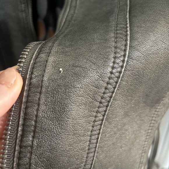 Vegan Leather Fringe Jacket - Picture 5 of 7